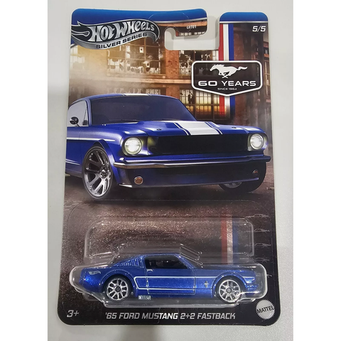  JBY49/ GRT01 Mô hình xe Hot Wheels Celebrations 65 Ford MUSTANG 2+2 FASTBACK 