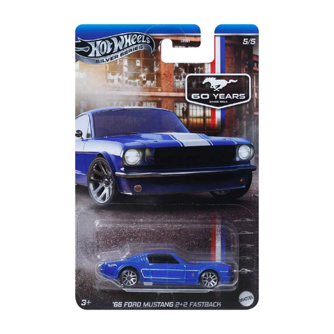  JBY49/ GRT01 Mô hình xe Hot Wheels Celebrations 65 Ford MUSTANG 2+2 FASTBACK 