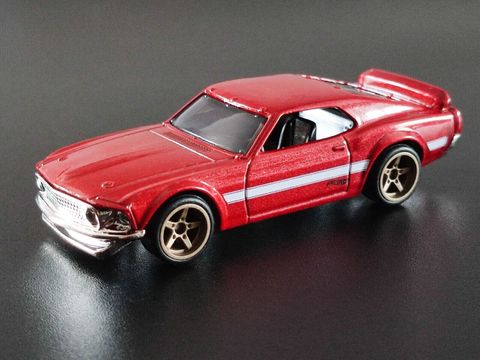  JBY51/GRT01 Mô hình siêu xe HW 69 Ford Mustang Boss 302 - red 