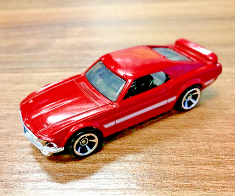  JBY51/GRT01 Mô hình siêu xe HW 69 Ford Mustang Boss 302 - red 