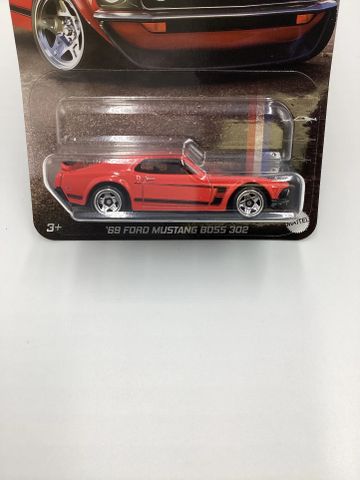  JBY51/GRT01 Mô hình siêu xe HW 69 Ford Mustang Boss 302 - red 