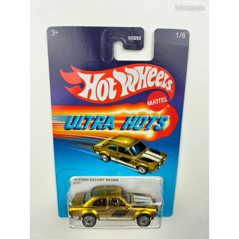  JBY60/HDG52 Mô hình xe Hot Wheels ULTRA HOTS- 70 FORD ESCORT RS1600 