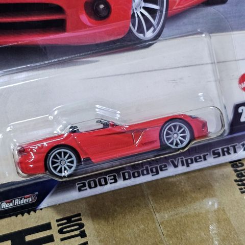  JBL85/HNW46 Mô hình xe Hot Wheels PRM Fast&Furios 2003 Dodge Viper SRT10 