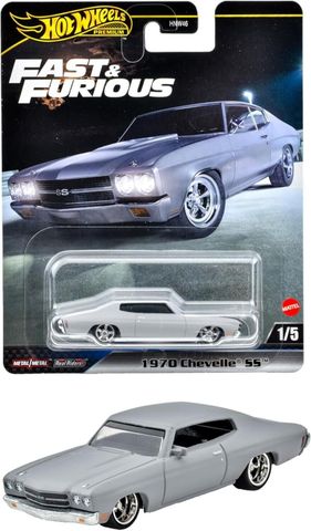  JBL94/HNW46 Mô hình siêu xe Premium Fast & Furious 1970 Chevelless ( red) 
