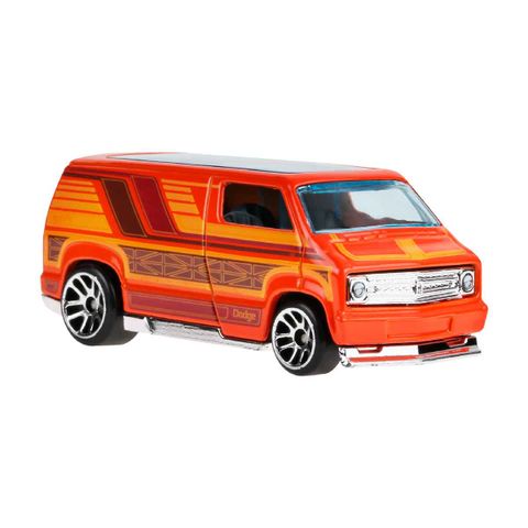  Xe mô hình JCB66 Hot Wheels CUSTOM '77 DODGE VAN 