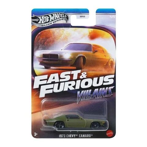  JBY37 Mô hình xe Hot Wheels Fast&Furious 1973 Cheverolet Camaro 