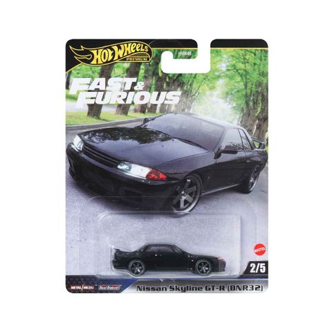  Mô hình xe JBL97 Hot Wheels Premium Fast & Furious 1989 Nissan Skyline GT-R (BNR32) 