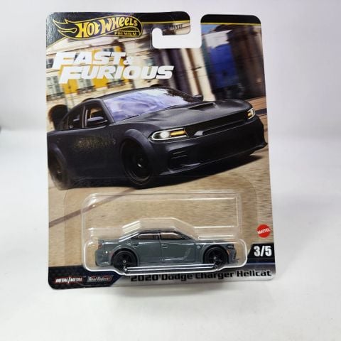  Mô hình xe JBL96 Hot Wheels Premium Fast & Furious 2020 Dodge charger Hellcat 