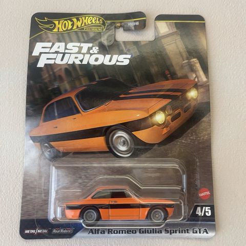  Mô hình xe JBM04 Hot Wheels Fast&Furious Alfa Romeo Giulia Sprint GTA 