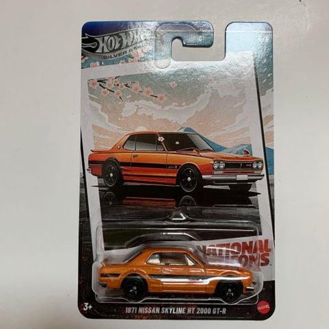  Xe mô hình JBY89 Hot Wheels Vintage 1971 Nissan Skyline HT 2000 GT-R 