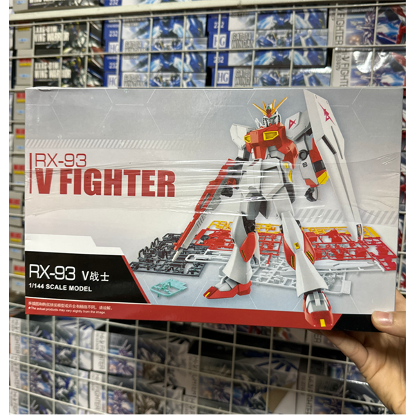 622B-Đồ chơi lắp ráp mô hình Gundame V Fighter Trắng