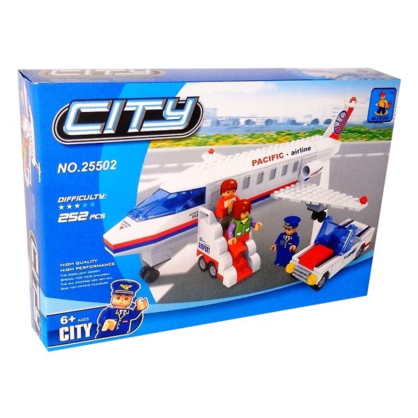 Bộ lắp ráp xếp hình Thành phố hiện đại Ausini 25502