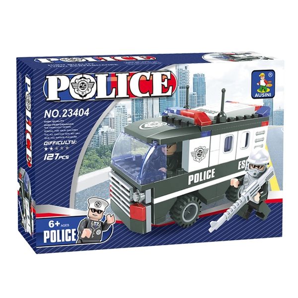 Bộ Lắp Ráp Sở Cảnh Sát Ausini 23404 (66 Mảnh Ghép)