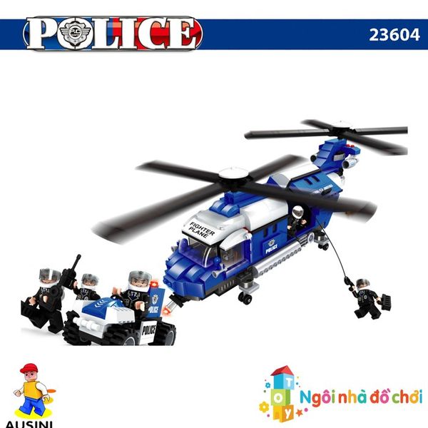 Bộ lắp ráp xếp hình Sở cảnh sát Ausini - 23604