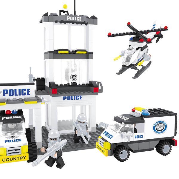 Bộ lắp ráp xếp hình Sở cảnh sát Ausini 23801