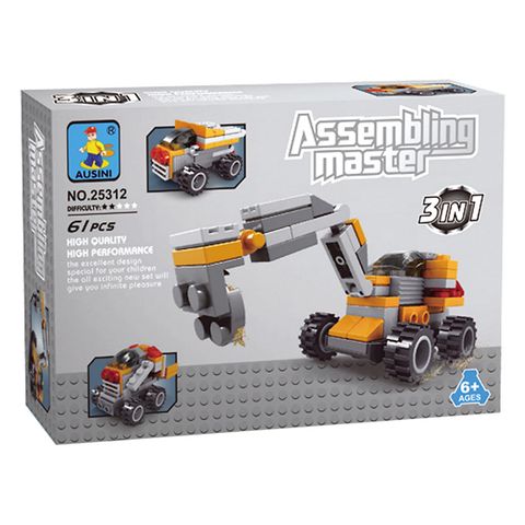  Bộ lắp ráp xếp hình Bậc thầy lắp ghép (3 trong 1) Ausini - 25312 