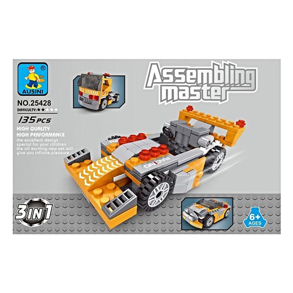 Bộ Lắp Ráp Bậc Thầy Lắp Ghép (3 Trong 1) Ausini 25428 (135 Mảnh Ghép)
