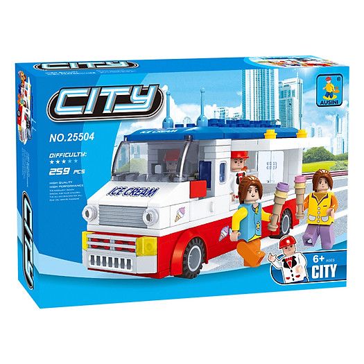 Bộ lắp ráp xếp hình Thành phố hiện đại Ausini 25504