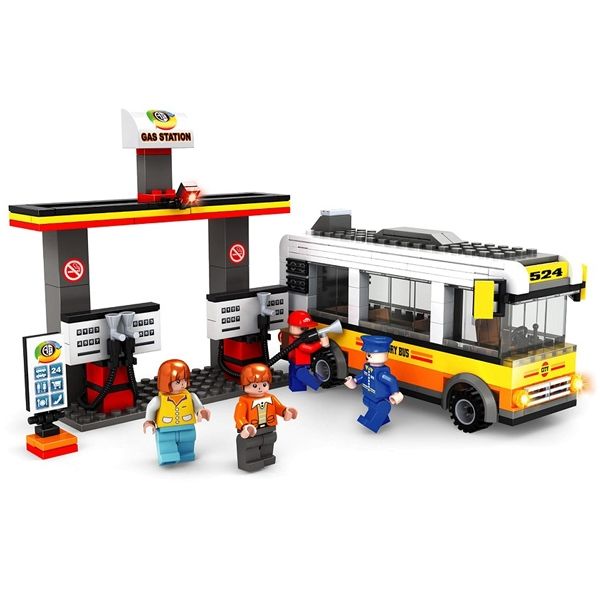 Bộ lắp ráp xếp hình Thành phố hiện đại Ausini - 25608