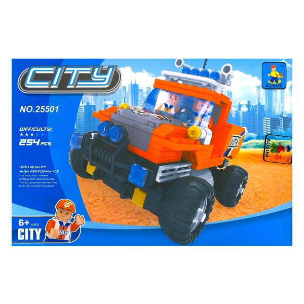 Bộ lắp ráp xếp hình Thành phố hiện đại Ausini 25501