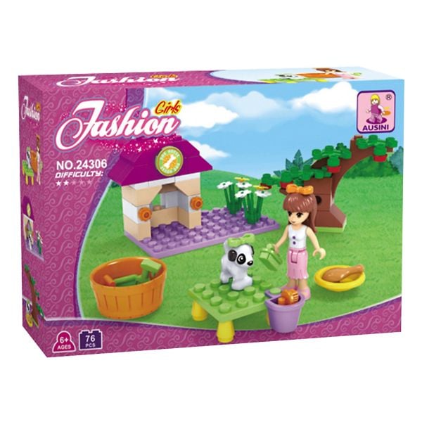 Bộ Lắp Ráp Thời Trang Sành Điệu Ausini 24306 (76 Mảnh Ghép)