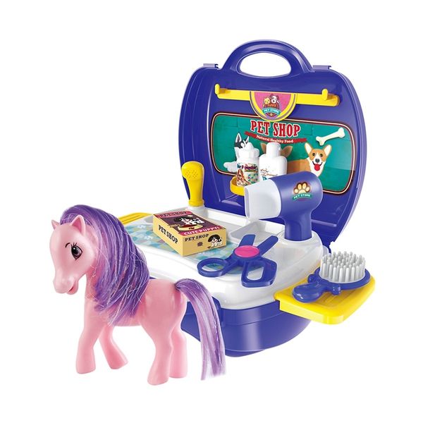 Bộ Vali Chăm Sóc Thú Cưng Ngựa Con Bowa 8356