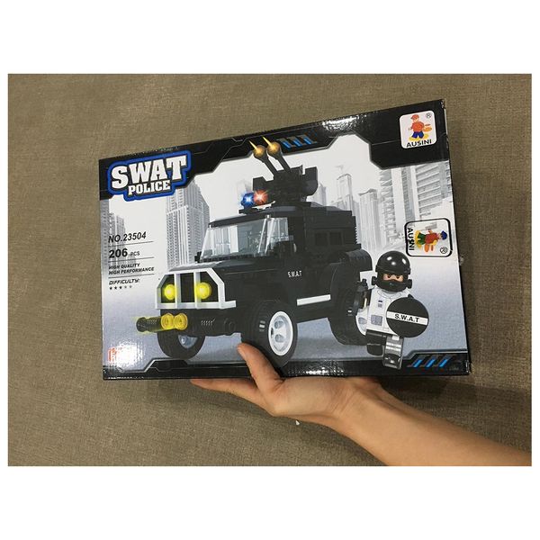 Bộ lắp ráp xếp hình Cảnh sát đặc nhiệm - 23504