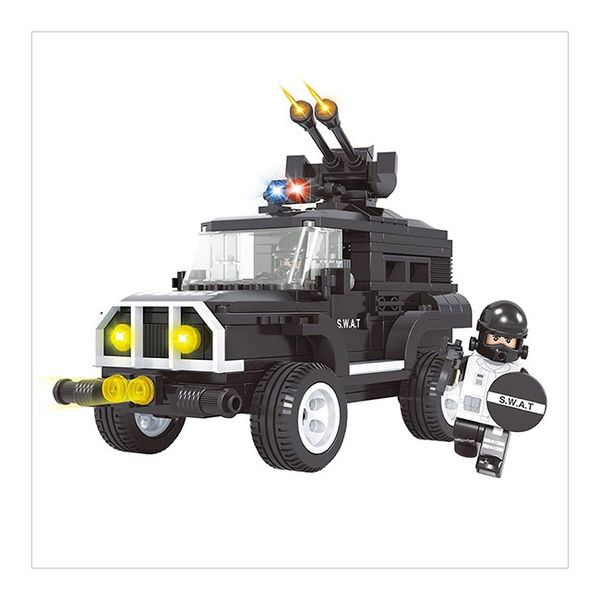 Bộ lắp ráp xếp hình Cảnh sát đặc nhiệm - 23504