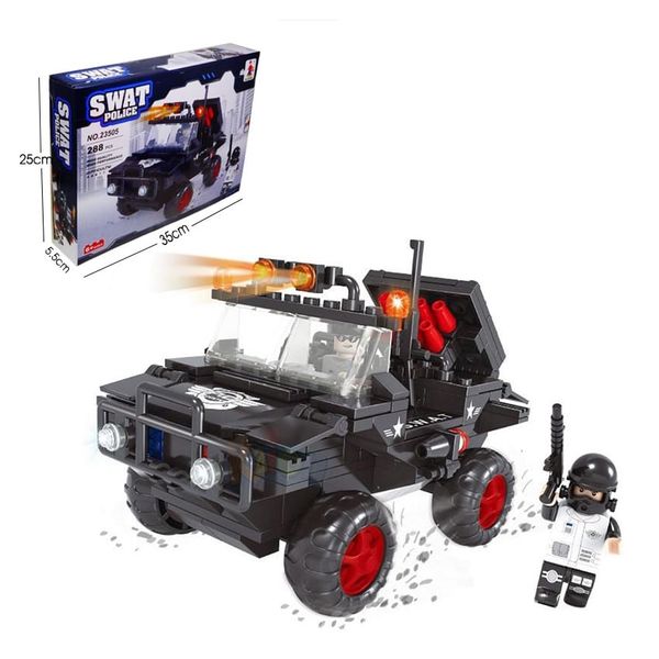 Bộ lắp ráp xếp hình Cảnh sát đặc nhiệm Ausini- 23505