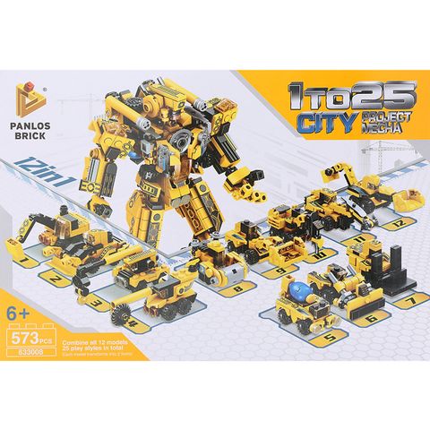  Lego Lắp Ráp Robot 12 Trong 1 Panlos Bricks 633008 