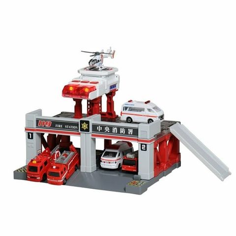  Tomica : Tram cuu hoa co coi & den 