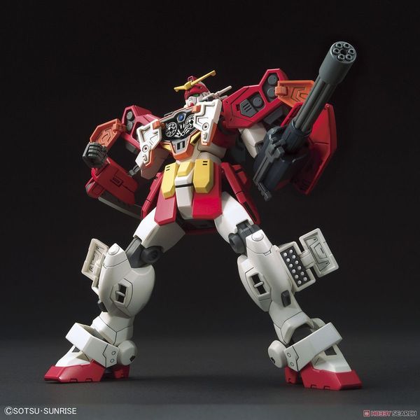  HGAC New Mobile War Gundam W Gundam Heavy Arms 1/144 Scale Color Coded Plastic Model 
