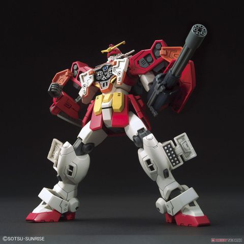  HGAC New Mobile War Gundam W Gundam Heavy Arms 1/144 Scale Color Coded Plastic Model 