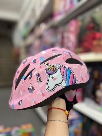  Mũ bảo hiểm protec Pony hồng sz M 