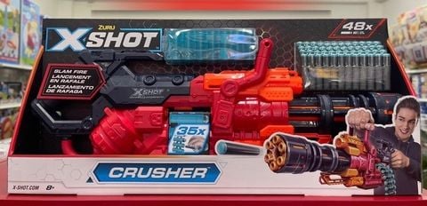  Bộ đồ chơi phóng thanh xốp mút Crusher X-Shot (1 bệ phóng, 48 thanh mút)-36382 