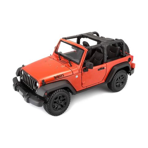  31610 - 1:18 2014 JEEP WRANGLER RUBICON (OPEN TOP- Màu đồng) 