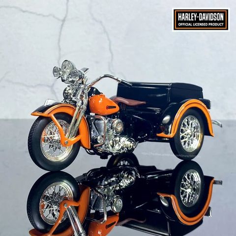  Mô hình Side Car Harley Davidson FLH Duo Glide 1958 