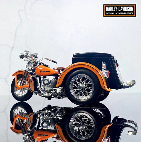  Xe mo hinh Die cast Harley Davidson Side Car 