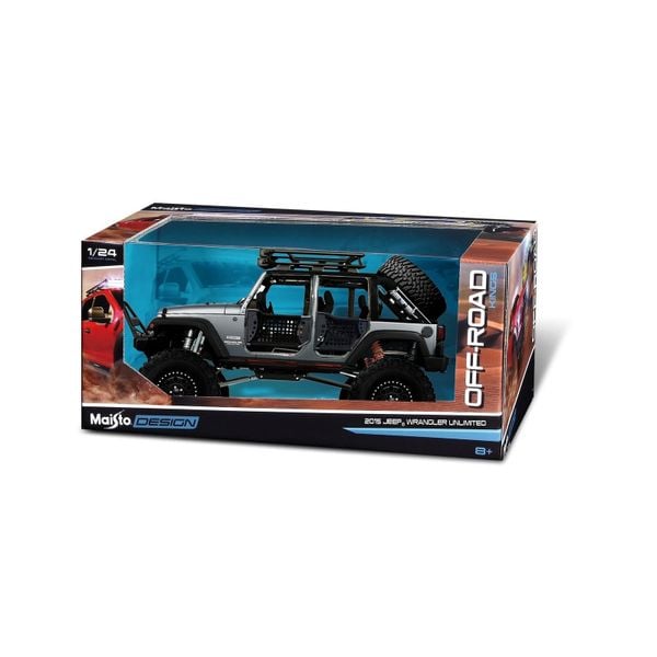 ROAD KINGS - JEEP WRANGLER UNLIMITED( Grey) 32523- 1:24