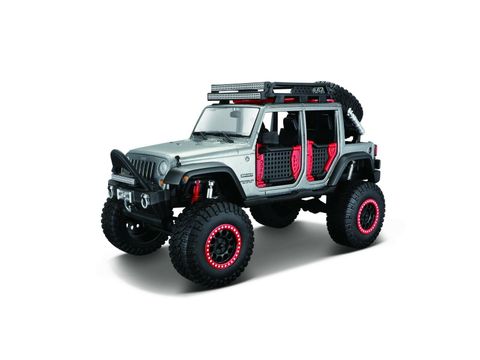  32523- 1:24 ROAD KINGS - JEEP WRANGLER UNLIMITED( Grey) 