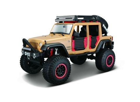  32523- 1:24 ROAD KINGS - JEEP WRANGLER UNLIMITED( Grey) 