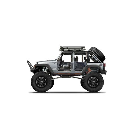  32523- 1:24 ROAD KINGS - JEEP WRANGLER UNLIMITED( Grey) 
