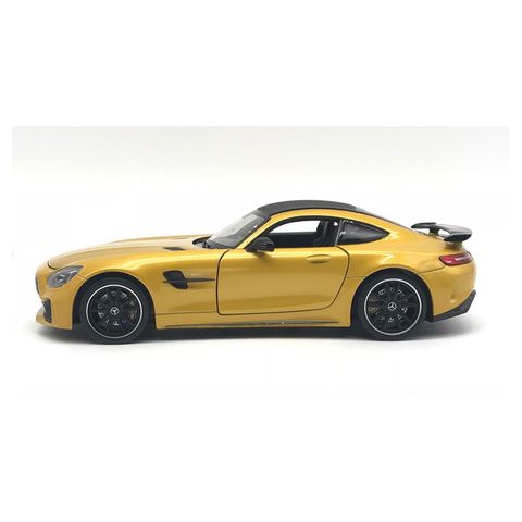  Xe mo hinh trung bay Die cast Mercedes AMG GT Yellow 1:18 