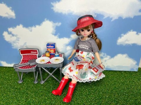  Bộ đồ chơi LF-09 Licca-chan Camping Chair & Table Set (Coleman Collaboration) 