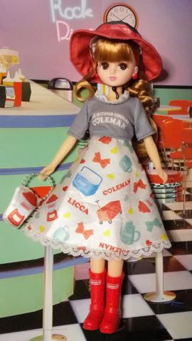  Búp bê LD-09 Licca-chan Doll Camping Daisuki Rika-chan (Coleman Collaboration) 