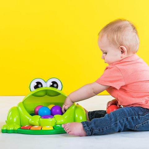  Đồ chơi trẻ em Ếch Bright Starts Pop and Giggle Pond Pal 