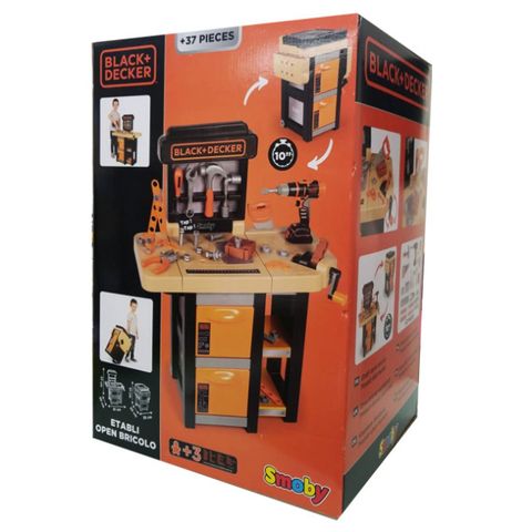  Đồ chơi giáo dục Bàn dụng cụ kỹ sư 37 chi tiết Black + Decker 