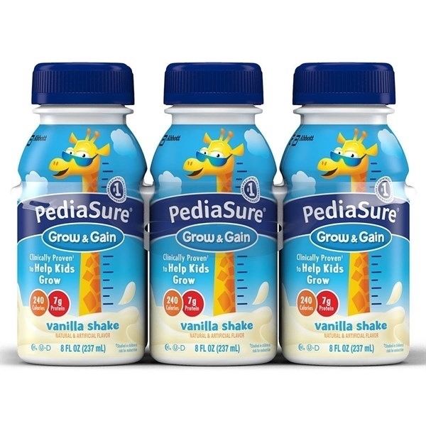  SỮA NƯỚC PEDIASURE GROW&GAIN VỊ VANI DÀNH CHO BÉ CÒI BIẾNG ĂN 237ML 