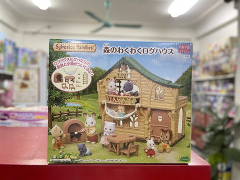  Sylvanian Families EP-62 Calico Critters Forest Log Cabin House 