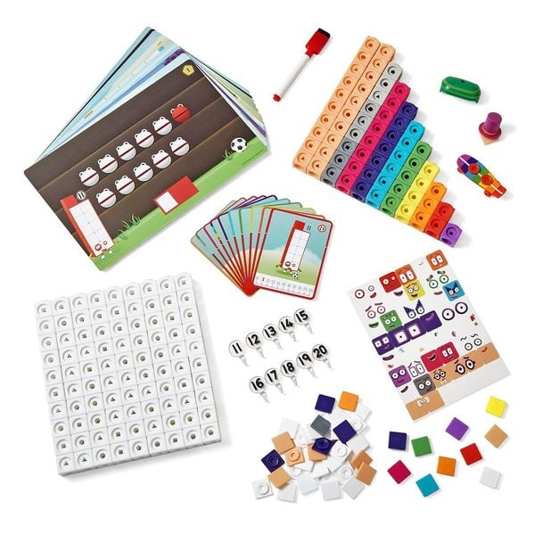  94477 Numberblocks MathLink Cubes 11-20 Activity Set 